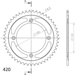 JT Sprockets takaratas 215.51 teräs
