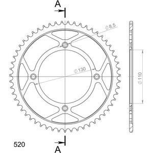 JT Sprockets takaratas 217.55 teräs