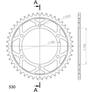 JT Sprockets takaratas 859.46 teräs