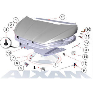 AIXAM Konepellinsarana Vasen