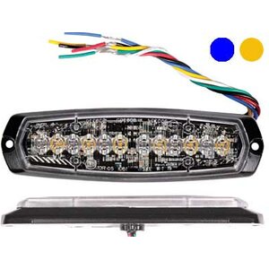 Axixtech Dual SM6-D LED-Tasovilkku, Sininen&keltainen