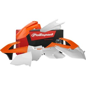 Polisport muovisarja KTM SX/SX-F/XC-F 125-450 2016-2018 valkoinen-oranssi