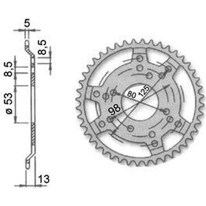 Tec-X takaratas 62 hammasta (420)