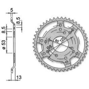 Tec-X takaratas 53 hammasta (420)