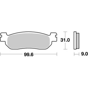 Sbs jarrupalat 728LS Sintered