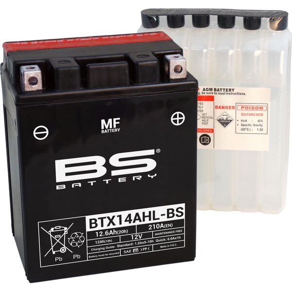 BS Battery akku BTX14AHL-BSMF