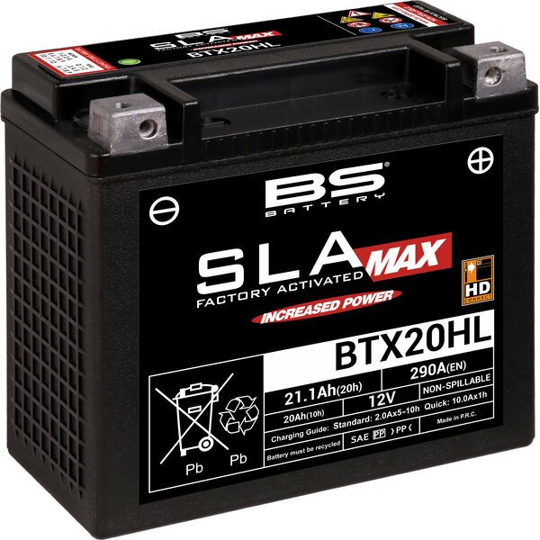 BS Battery akku BTX20HL SLAMAX