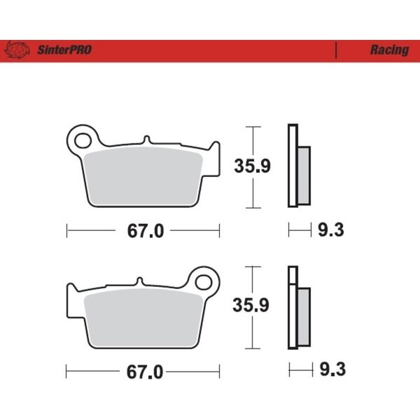 Motomaster jarrupalat 0945-11 Sinter Pro