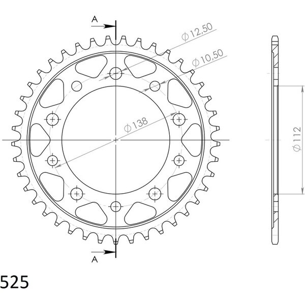 JT Sprockets JTR1304.42 Takaratas
