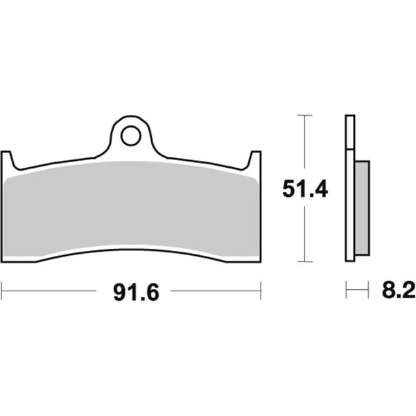 Sbs τακάκια φρένων Sintered