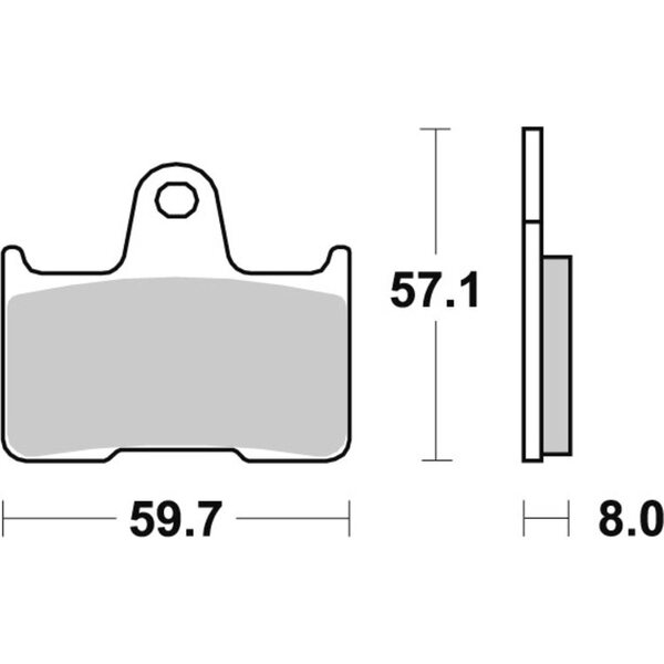 Sbs τακάκια φρένων Sintered