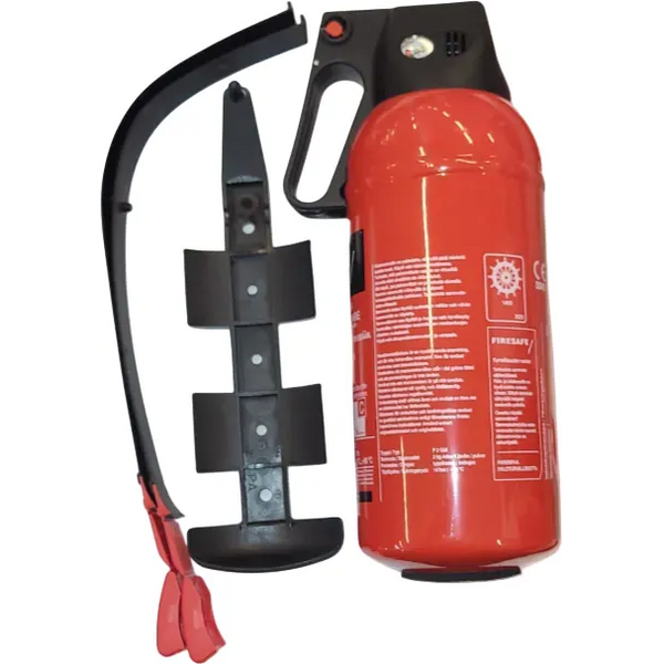 Firesafe P2GM jauhesammutin 2kg telineellä