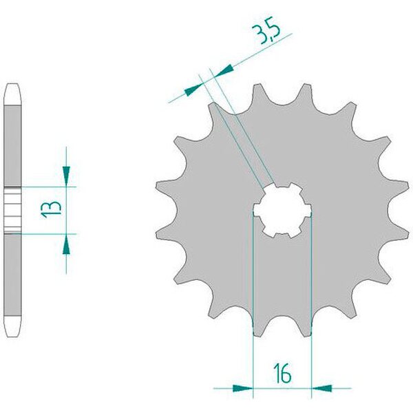 Forte 13 teeth (420)