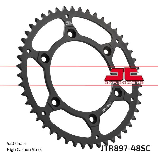 JT Sprockets Takaratas Itsepuhdistuva JTR897.48SC